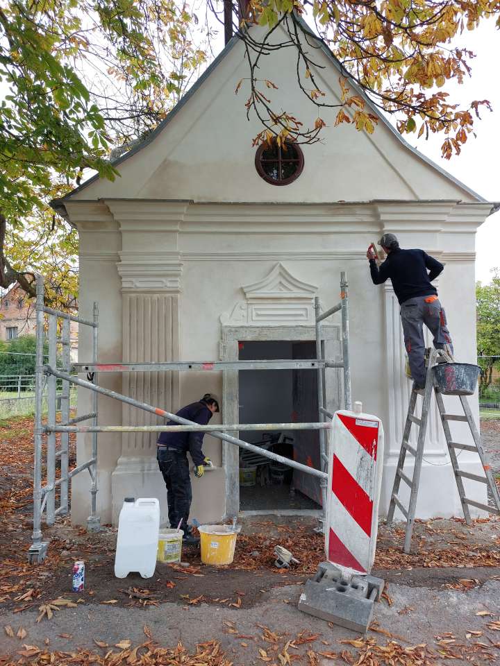 Obnova kaple v Soběchlebech