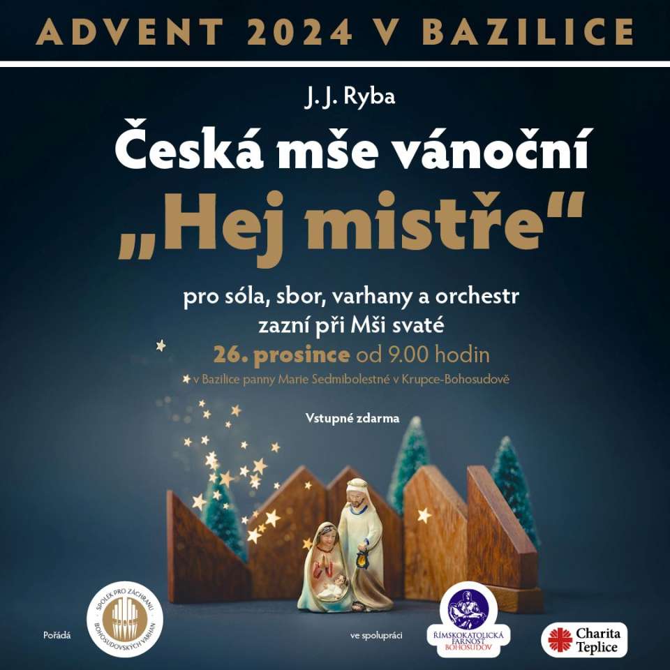 Česká mše vánoční v bazilice 26. 12.